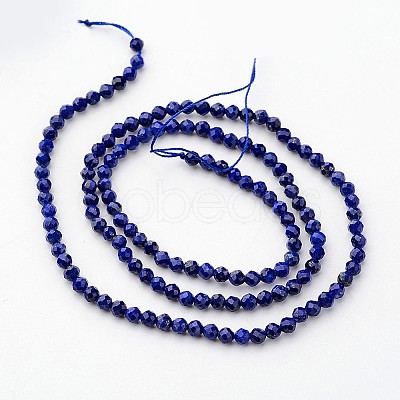 Natural Lapis Lazuli Beads Strands X-G-K127-03F-3mm-1