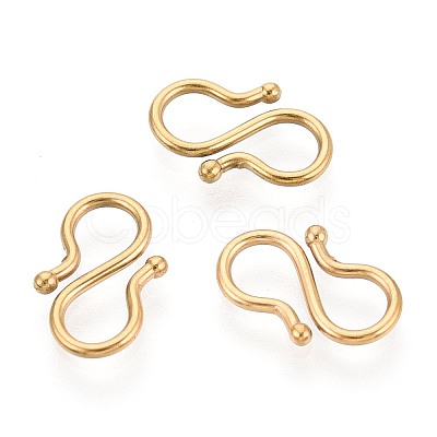304 Stainless Steel S-Hook Clasps STAS-N125-23A-G-1