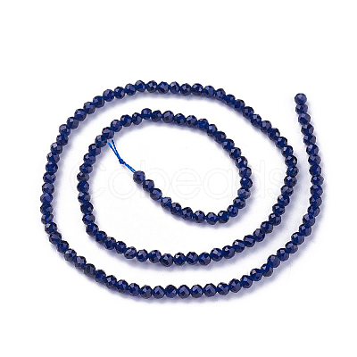 Faceted Glass Beads Strands X-G-F619-09A-3mm-1