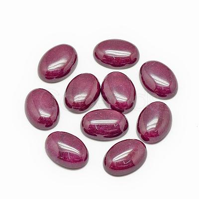 Natural White Jade Cabochons G-R415-13x18-22-1