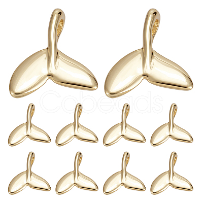 10Pcs Eco-Friendly Brass Charms KK-ME0003-39-1