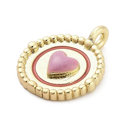Brass Enamel Pendants KK-H527-01B-G01-1