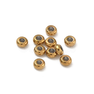 304 Stainless Steel Beads STAS-P448-06A-G-1