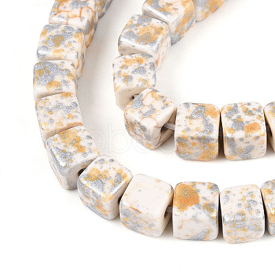 Spray Painted Synthetic Turquoise Beads Strands TURQ-T004-13A-1
