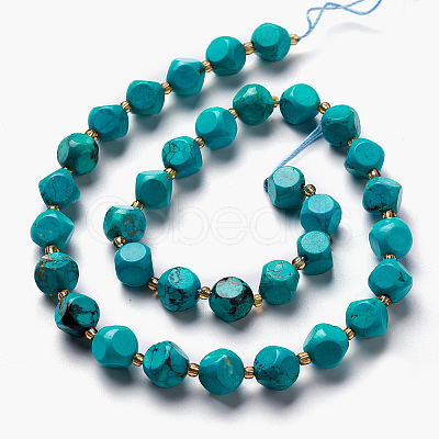Synthetic Magnesite Bead Strands G-M367-22B-1-1
