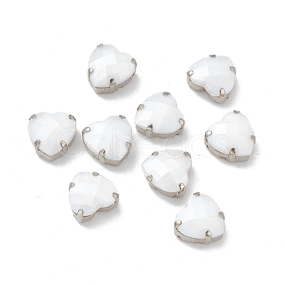Heart Sew On Rhinestones OACR-E012-02P-1