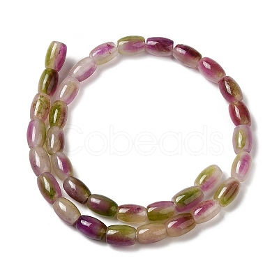 Natural Dyed White Jade Beads Strands G-M402-A01-03-1