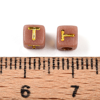 Plating Acrylic Beads OACR-N140-01B-T-1