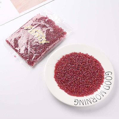 6/0 Round Glass Seed Beads SEED-US0003-4mm-165-1