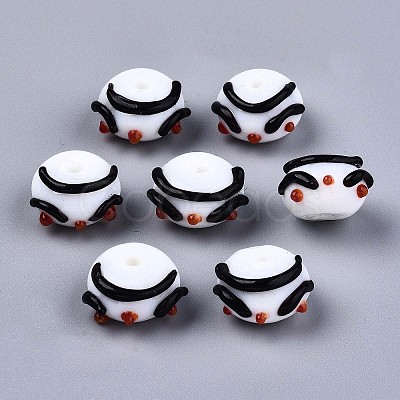 Handmade Bumpy Lampwork Beads LAMP-S194-006A-1