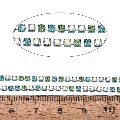 Iron Rhinestone Cup Chains CH-Q006-02A-03-1