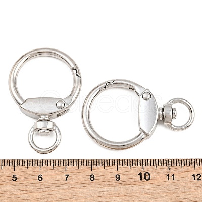 Zinc Alloy Swivel Clasps AL-CBAC079-14P-1
