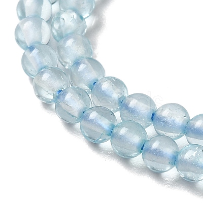 Natural Blue Topaz Beads Strands G-B090-A28-03-1
