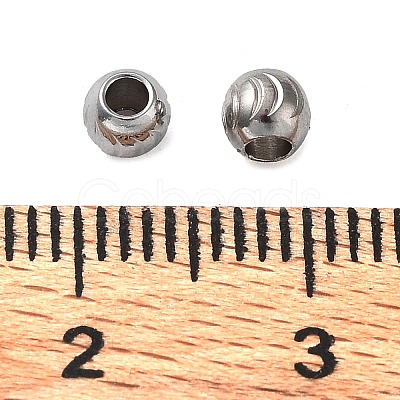 Tarnish Resistant 303 Stainless Steel Beads STAS-Q302-01D-P-1