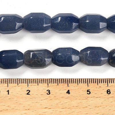 Natural Blue Aventurine(Dyed & Heated) Beads Strands G-F781-A06-01-1