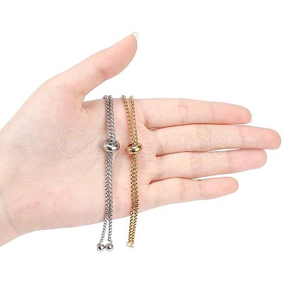 Adjustable 304 Stainless Steel Bracelet Making STAS-PH0019-07-1