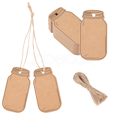 Kraft Paper Price Tags DIY-WH0591-310-1