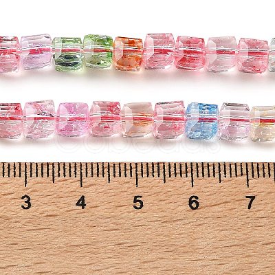 Electroplate Imitation Jade Glass Beads Strands EGLA-A047-02-1