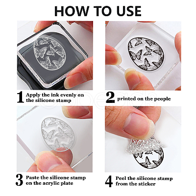 PVC Plastic Clear Stamps DIY-WH0618-0323-1