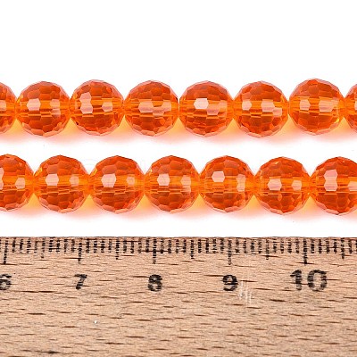 Transparent Glass Beads Strands GLAA-Q107-02A-04-1