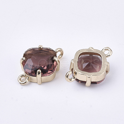 Transparent Glass Links connectors X-GLAA-T007-21C-1