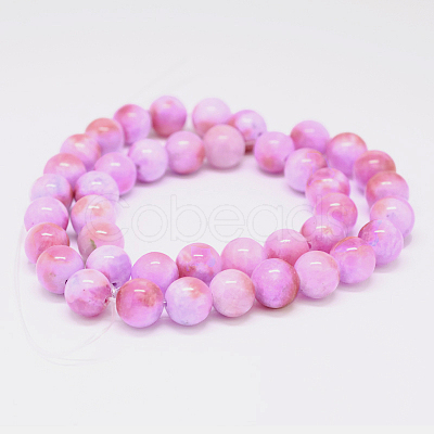 Natural Persian Jade Beads Strands G-D434-8mm-19-1