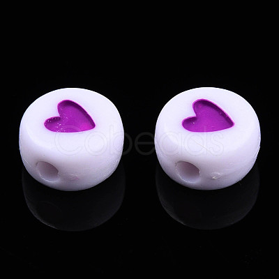 Opaque Acrylic Beads MACR-N008-57D-1