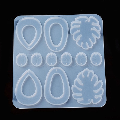 DIY Pendant Earring Silicone Molds X-DIY-L021-68-1