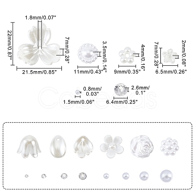 ARRICRAFT Cabochons Kit for DIY Jewelry Making Finding Kit DIY-AR0001-95-1