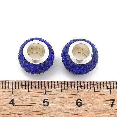 Rondelle Polymer Clay European Beads X1-FIND-U001-01L-1