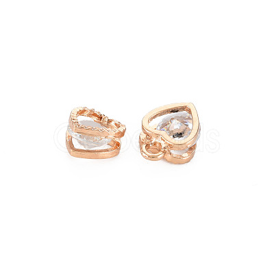 Heart Alloy Charms X-ZIRC-R007-043A-03KC-1