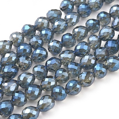 Electroplate Glass Beads Strands EGLA-L018-A-FR03-1