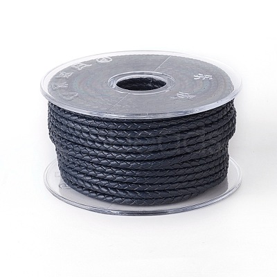 Braided Cowhide Cord WL-I003-3mm-D-14-1