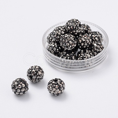 Pave Disco Ball Beads LS-RB-H258-10MM-566-1