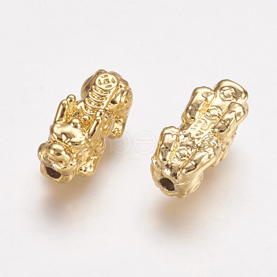 Feng Shui Golden Alloy Beads PALLOY-L205-06C-1