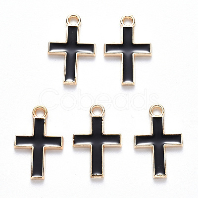 Alloy Enamel Pendants ENAM-S121-122B-1