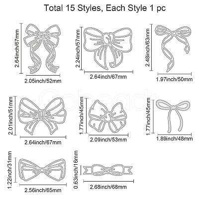 Carbon Steel Cutting Dies Stencils DIY-WH0170-797-1