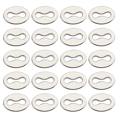 20Pcs 925 Sterling Silver Chain Tabs STER-BC0002-87P-1