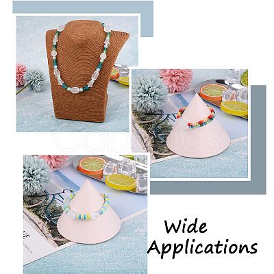 100Pcs 5 Style Transparent Frosted Acrylic Beads FACR-PJ0001-02-1