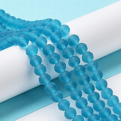 Transparent Glass Beads Strands EGLA-A034-T10mm-MD27-1