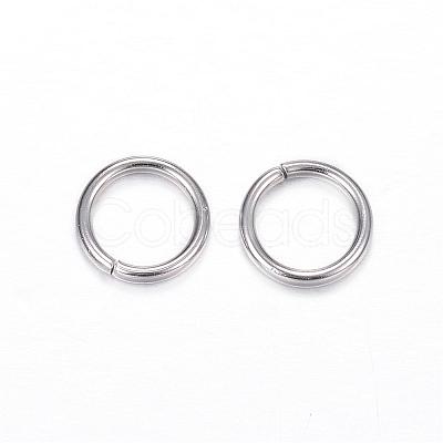 Tarnish Resistant 304 Stainless Steel Open Jump Rings STAS-D447-09-1