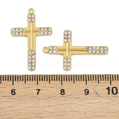 304 Stainless Steel Rhinestone Pendants STAS-P419-11G-02-1