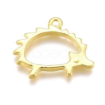 Alloy Open Back Bezel Pendants PALLOY-P182-19G-1