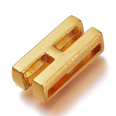 Alloy Slide Charms PALLOY-I201-01G-H-1