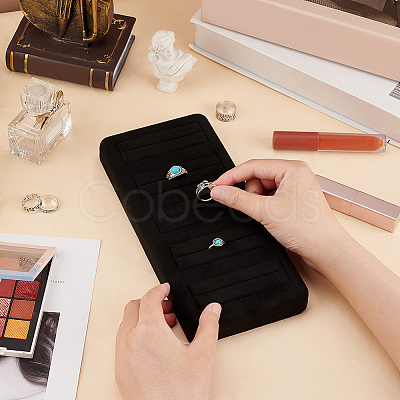 5-Slot Microfiber Ring Display Stands RDIS-WH0015-02A-1
