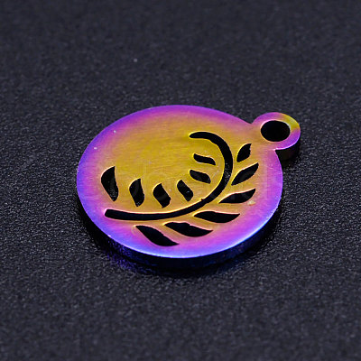 Ion Plating(IP) 201 Stainless Steel Charms STAS-Q201-JN197-1
