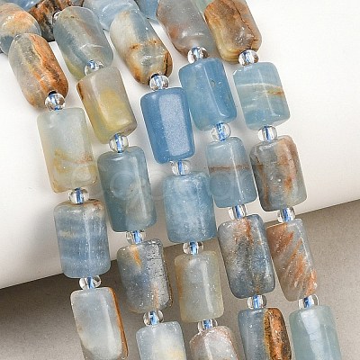 Natural Blue Calcite Beads Strands G-F836-B01-01-1