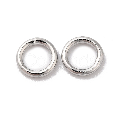 Brass Soldered Closed Jump Rings KK-G465-26P-1