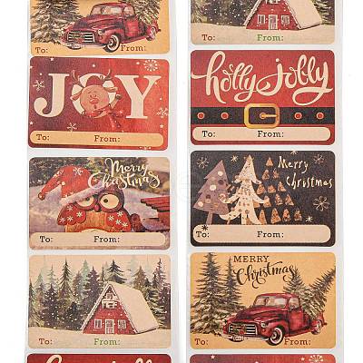 Christmas Theme Cartoon Paper Stickers STIC-P013-06A-1