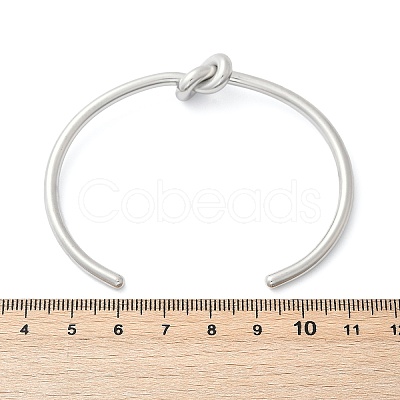 304 Stainless Steel Cuff Bangles for Women BJEW-C088-04P-1